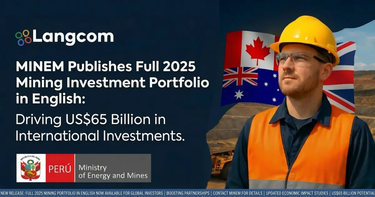 MINEM 2025 – Carteira de Mineração – Inglês: US$65B – Código de Investimento