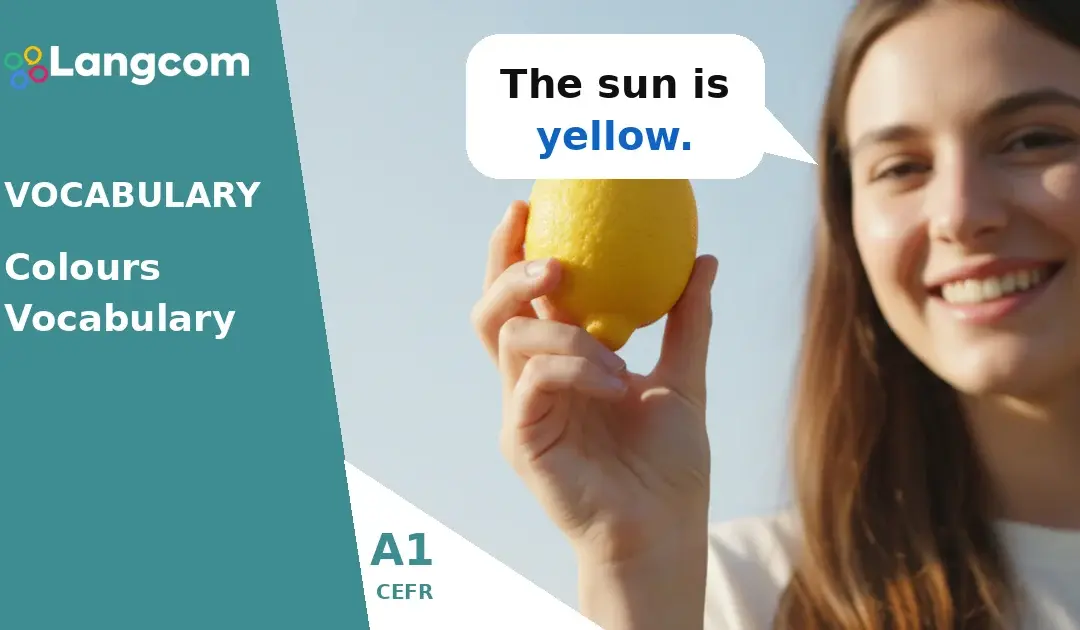Learn Basic English Colours: A1 Vocabulary Guide for Everyday Life