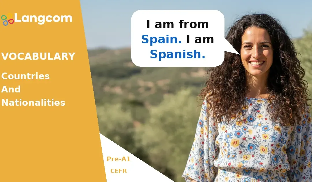 Learn Countries and Nationalities in English (Pre-A1)