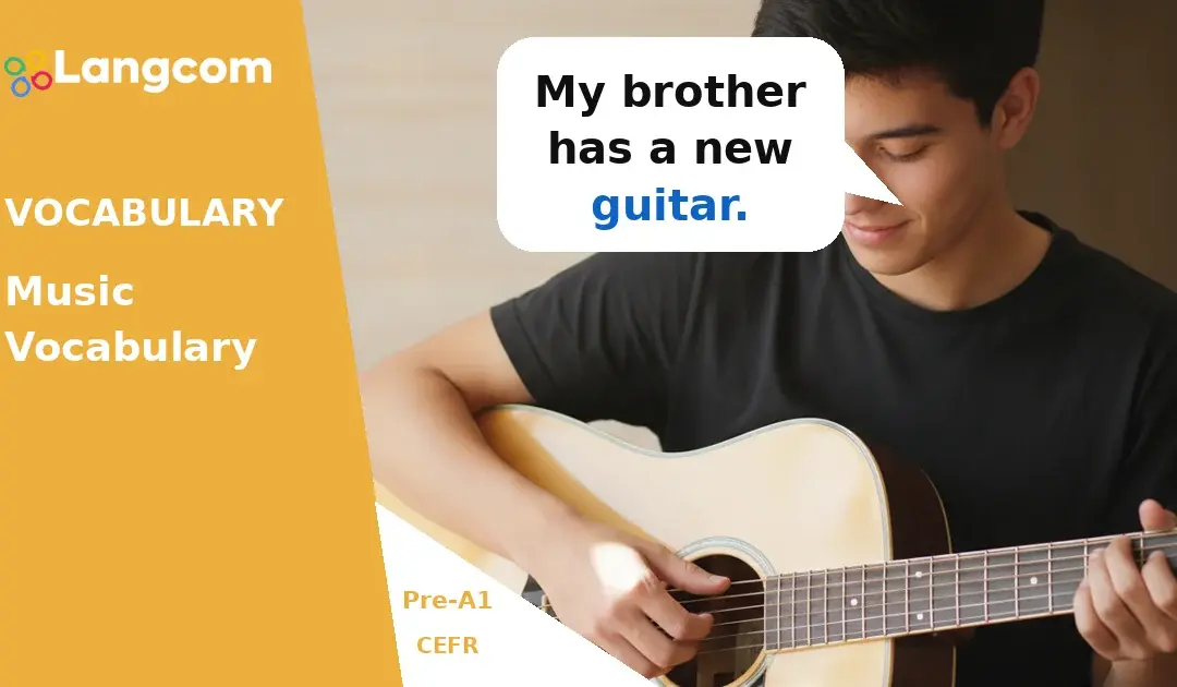 Musical Instruments in English: Learn Basic Words (Pre-A1)