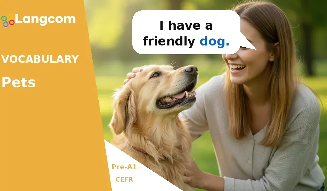 Learn Pet Names in English: Pre-A1 Vocabulary for Beginners