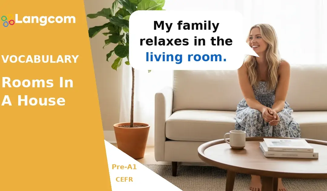 Learn Essential English: Rooms in a House (Pre-A1 Vocabulary)