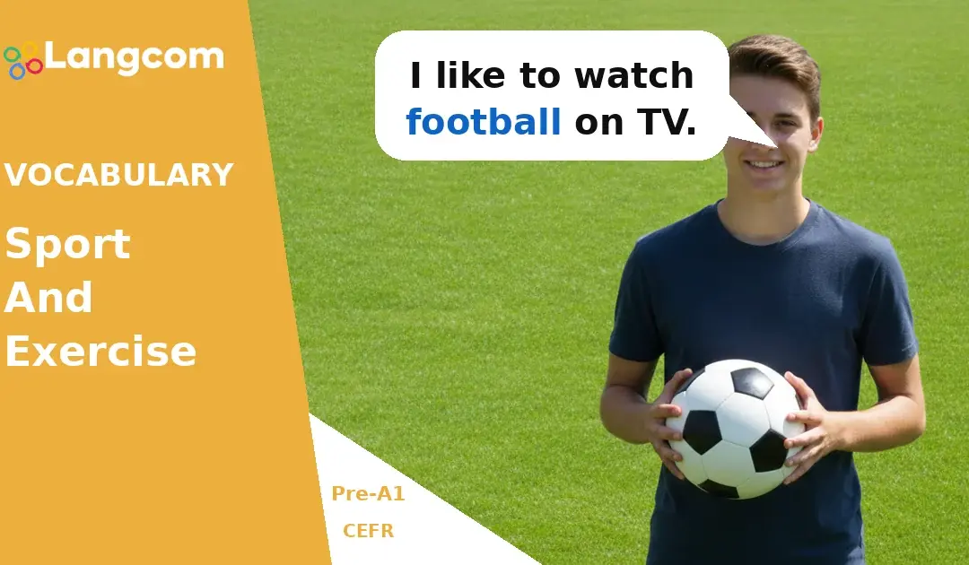 Learn Basic Sports Vocabulary in English (Pre-A1)