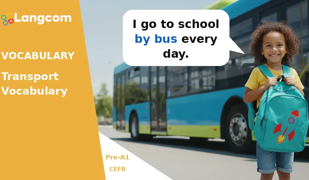 Essential Transport Words for Pre-A1 English Learners