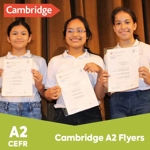 Preparación y examen de inglés Cambridge YLE A2 Flyers para niños en Huaraz