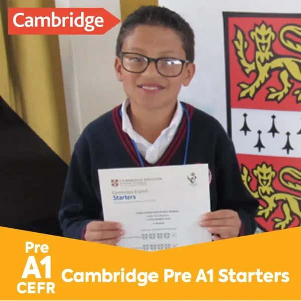 Preparación y examen de inglés Cambridge YLE Pre A1 Starters para niños en Huaraz